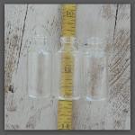 Clear Glass Bottles Two Inches Tall
